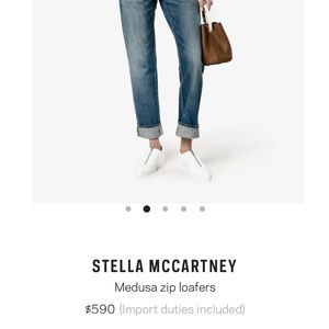 STELLA MCCARTNEY ZIP SNEAKERS Size 39 Like new